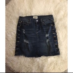Worn once! Cute Hudson mini skirt!